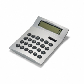 Kalkulator Satynowy srebrny