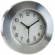 Aluminiowy zegar, VENUS, srebrny