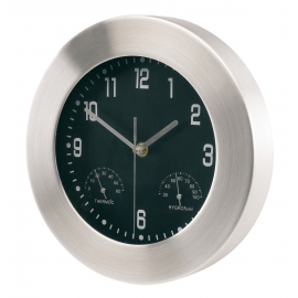Aluminiowy zegar, JUPITER, srebrny