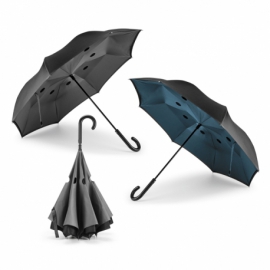 Odwrotnie otwierany parasol Szary