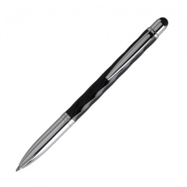 Długopis z touchpenem "Torsade Pad Black"