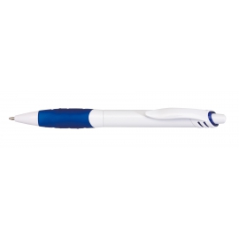 Długopis, JINGLE, niebieski/biały