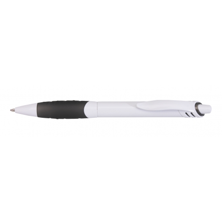 Długopis, JINGLE, szary/biały
