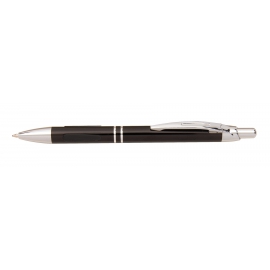 Długopis aluminiowy, LUCERNE, czarny