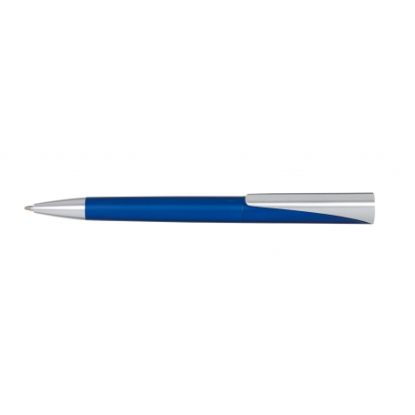Długopis, WEDGE, niebieski/srebrny