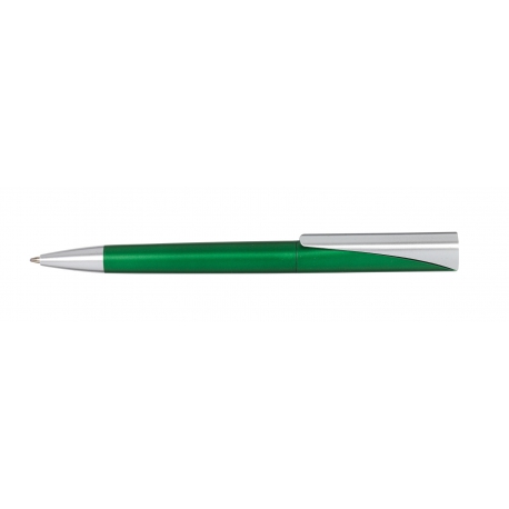 Długopis, WEDGE, zielony/srebrny