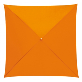Parasol o kwadratowej czaszy, QUATRO, pomarańczowy