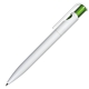 Długopis Fast, zielony/biały