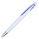 Długopis Advert, niebieski/biały