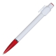 Długopis QR-me, czerwony/biały