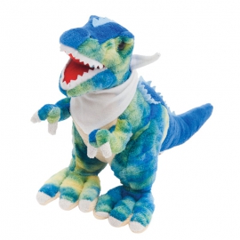 Maskotka T-Rex, niebieski/zielony