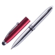 Długopis – latarka LED Pen Light, czerwony/srebrny