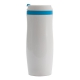 Kubek izotermiczny Viki 390 ml, niebieski/biały