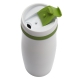 Kubek izotermiczny Viki 390 ml, zielony/biały