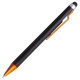 Długopis z rysikiem Amarillo, pomarańczowy/czarny