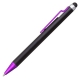 Długopis z rysikiem Amarillo, fioletowy/czarny