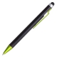 Długopis z rysikiem Amarillo, zielony/czarny