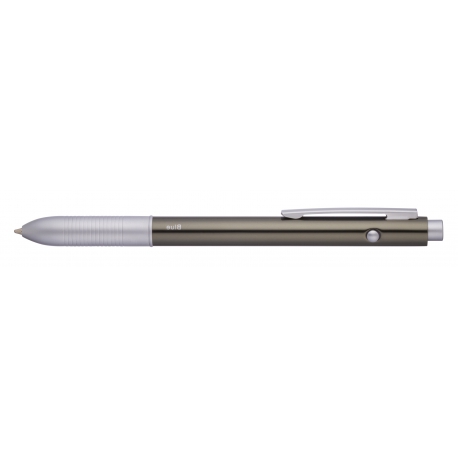Długopis wielofunkcyjny, ALL-IN-ONE, srebrny/szary