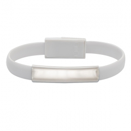 Kabel USB Bracelet, biały