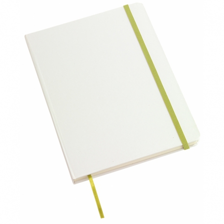 Notes AUTHOR format A5, biały/zielony