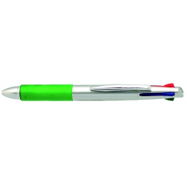 Plastikowy długopis z 4 wkładami SETUBAL