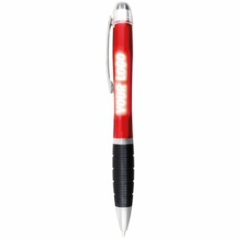 Plastikowy długopis z podświetlanym logo