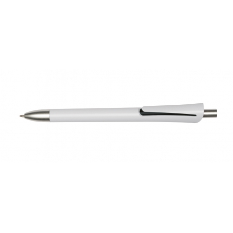 Długopis OREGON, biały/czarny