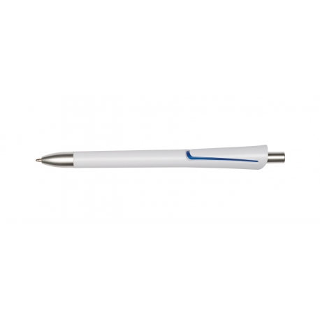 Długopis OREGON, biały/niebieski