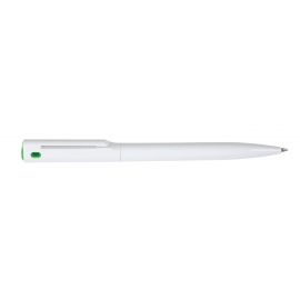 Długopis VERMONT, biały/zielony