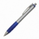 Długopis Argenteo, niebieski/srebrny - druga jakość