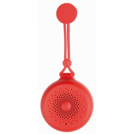 Głośnik Bluetooth SHOWER POWER, czerwony