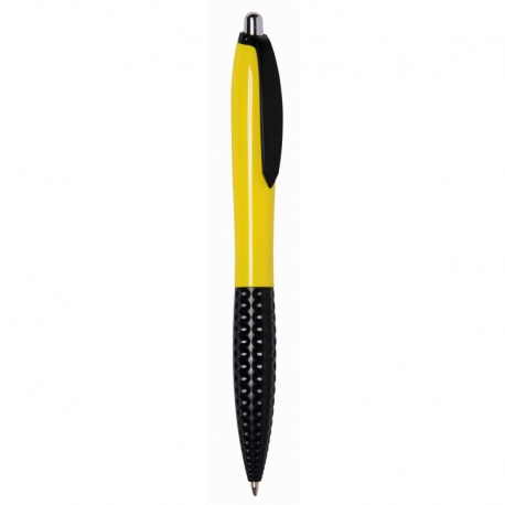 Długopis JUMP, żółty, czarny