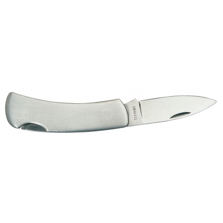 Nóż ze stali nierdzewnej, METALIC, srebrny