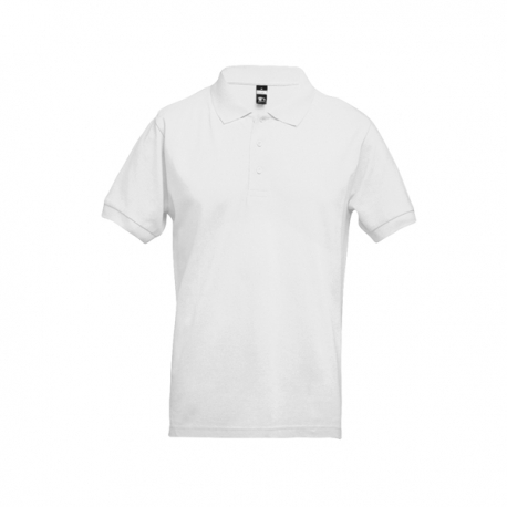 ADAM. Męski polos t-shirt XL Biały